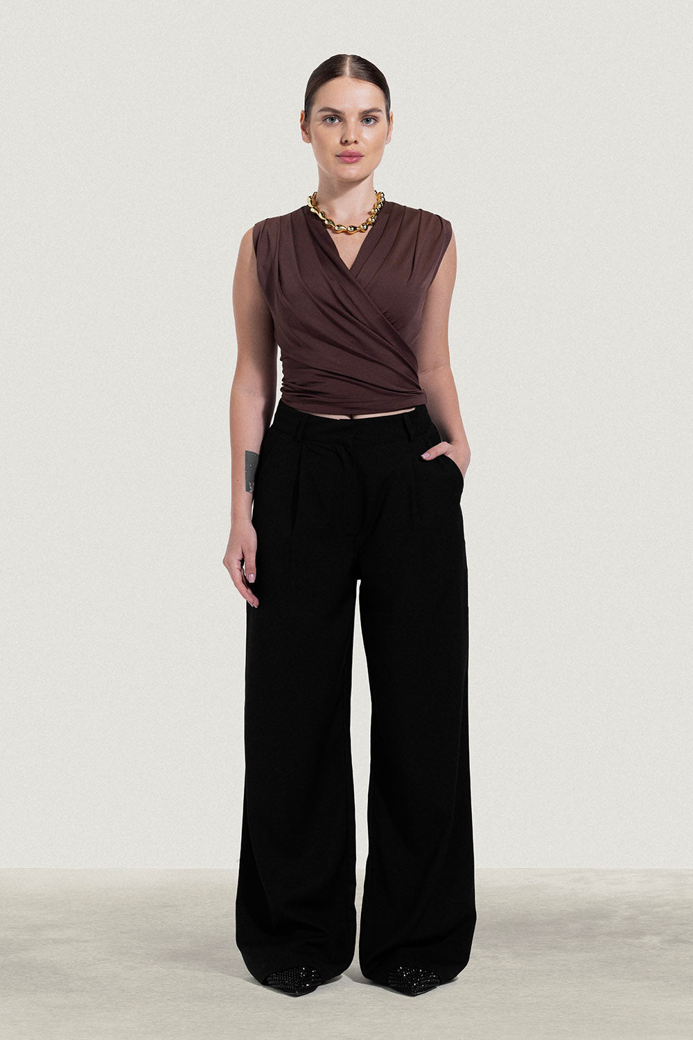 One Pleat Trousers