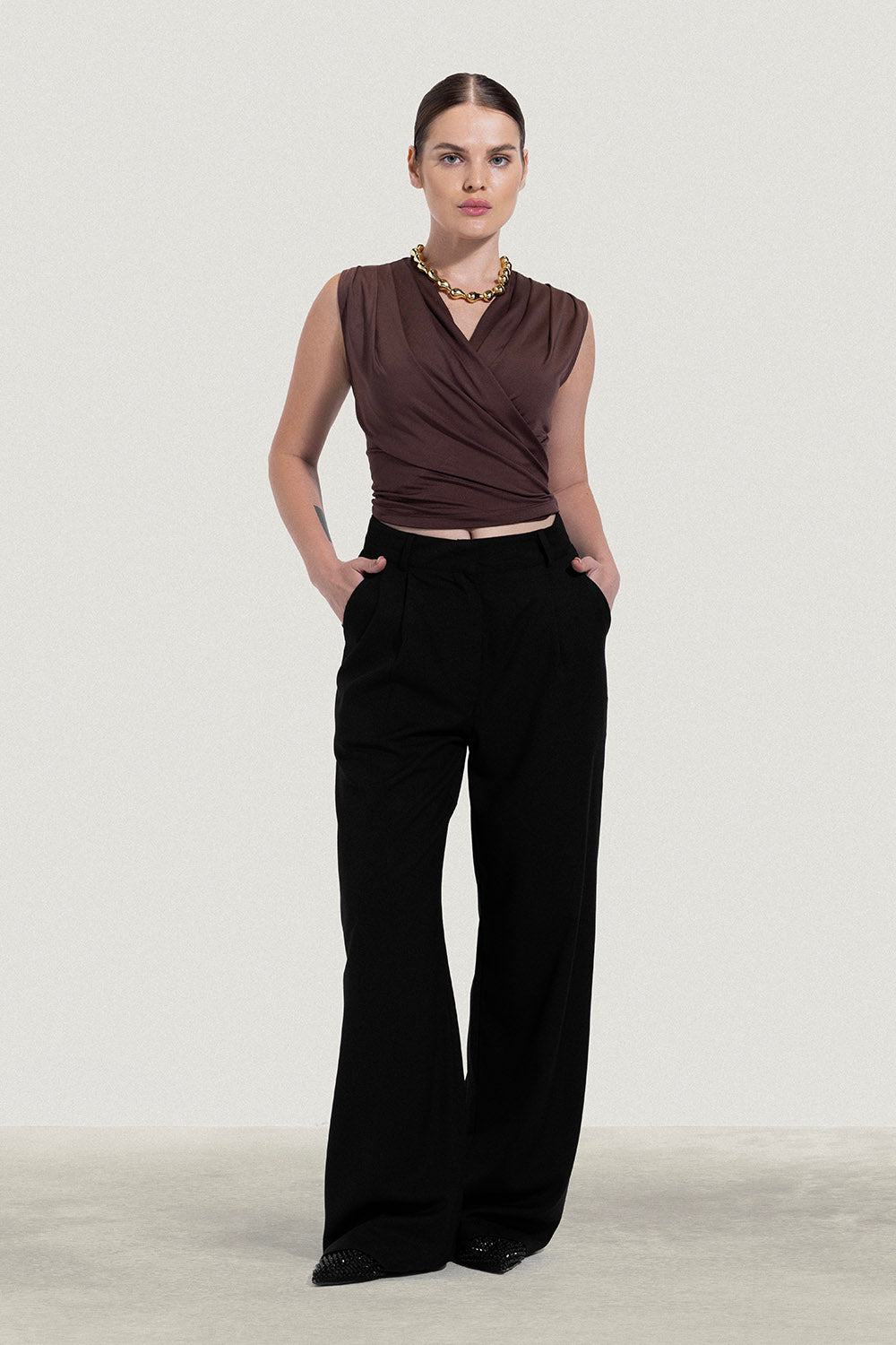 One Pleat Trousers